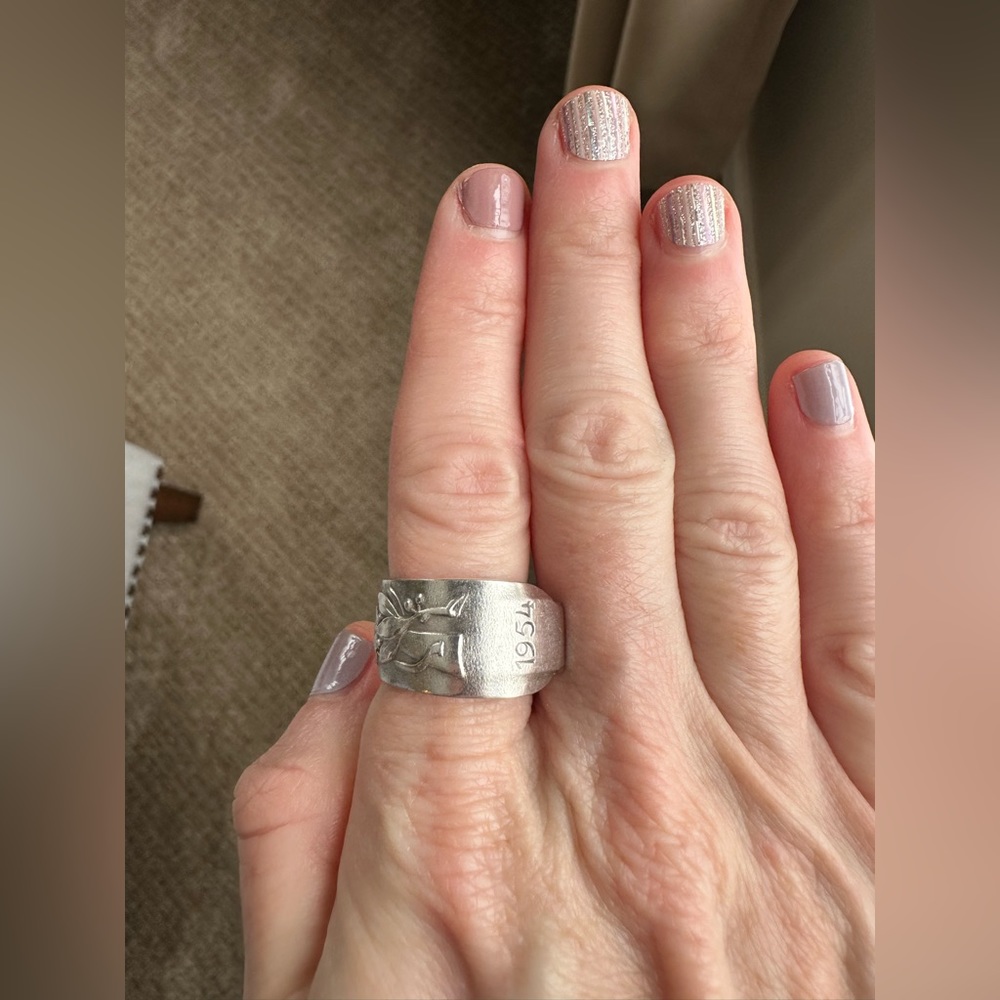 1954 Rifle Spoon Ring - Picture 6 of 14